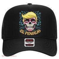 El Pendejo Dia De Los Muertos Sugar Skull Anti Trump Hat thumb 0