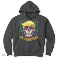 El Pendejo Dia De Los Muertos Sugar Skull Anti Trump Hoodie thumb 0