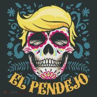 El Pendejo Dia De Los Muertos Sugar Skull Anti Trump Mousepad thumb 1