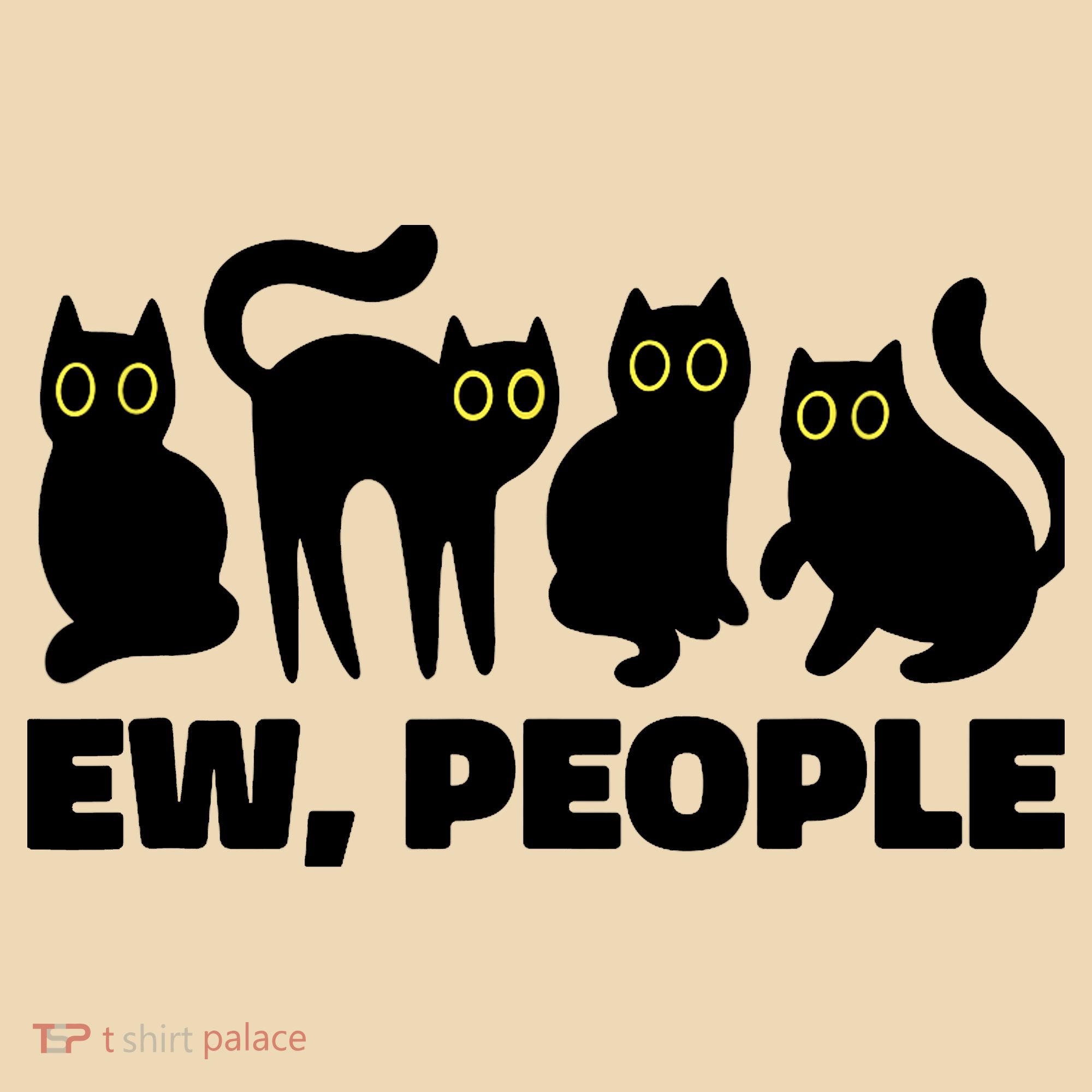 Ew People, Ew People Cat, Ewww Introvert Gifts Tote Bag