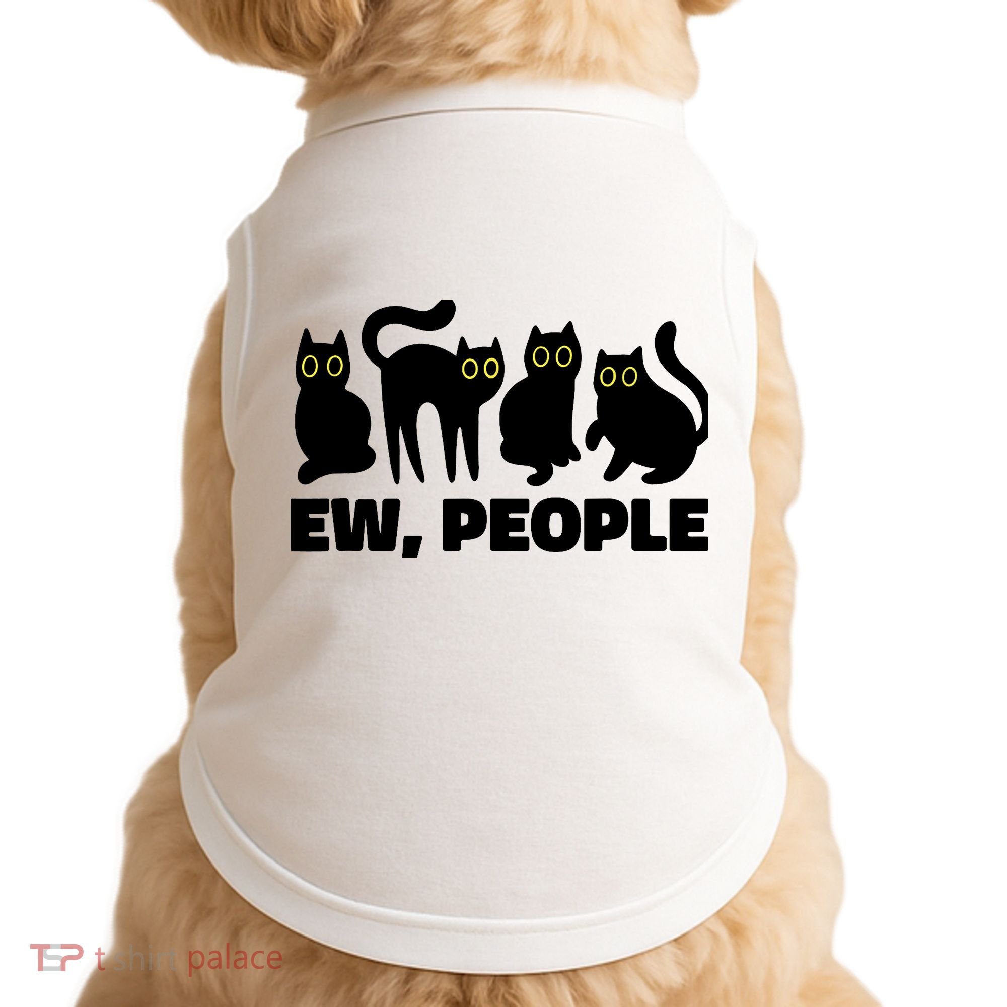 Ew People, Ew People Cat, Ewww Introvert Gifts Doggie Tank