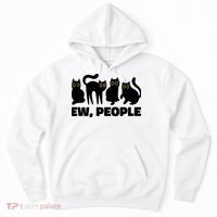 Ew People, Ew People Cat, Ewww Introvert Gifts Hoodie thumb 0