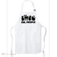 Ew People, Ew People Cat, Ewww Introvert Gifts Apron thumb 0