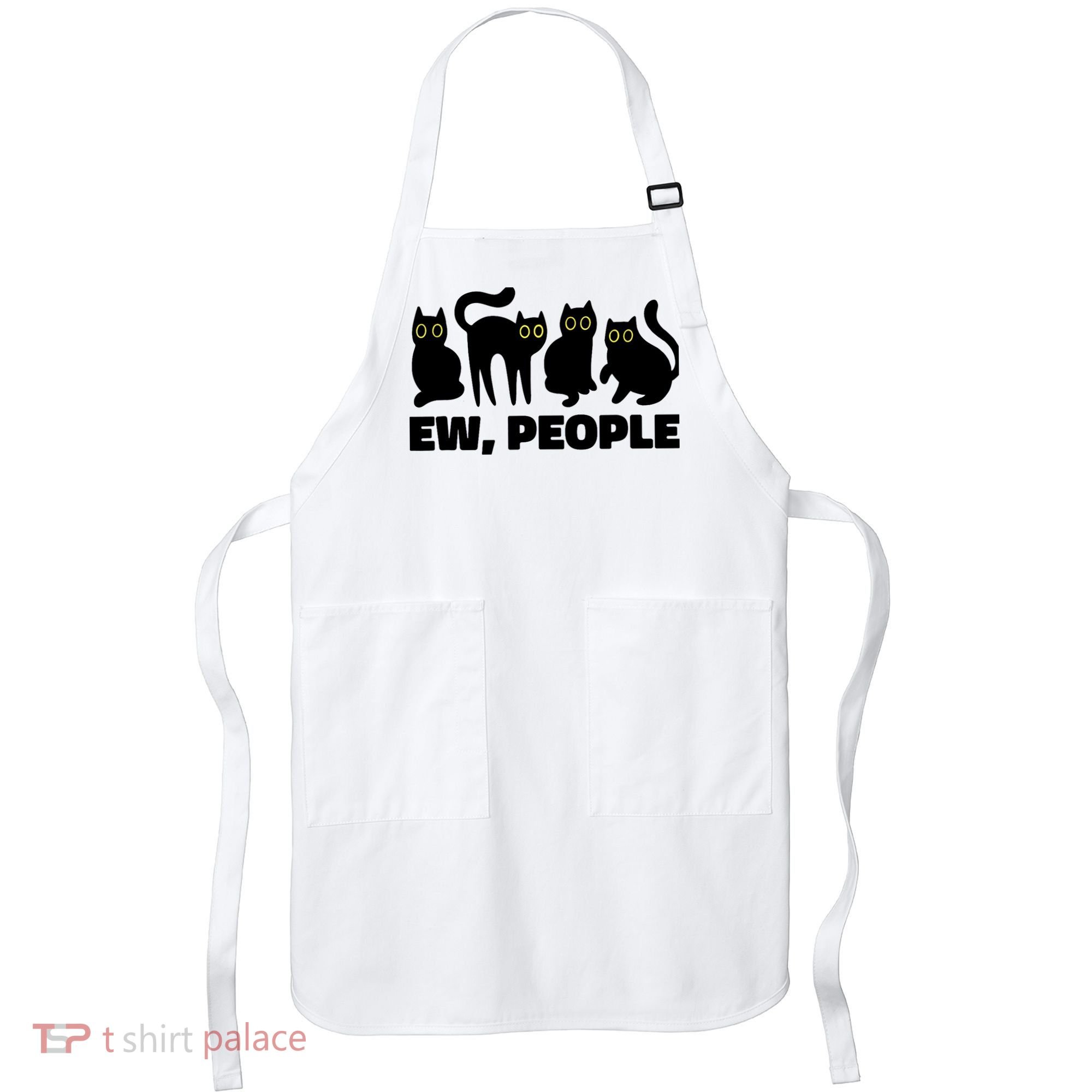 Ew People, Ew People Cat, Ewww Introvert Gifts Apron