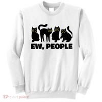Ew People, Ew People Cat, Ewww Introvert Gifts Sweatshirt thumb 0