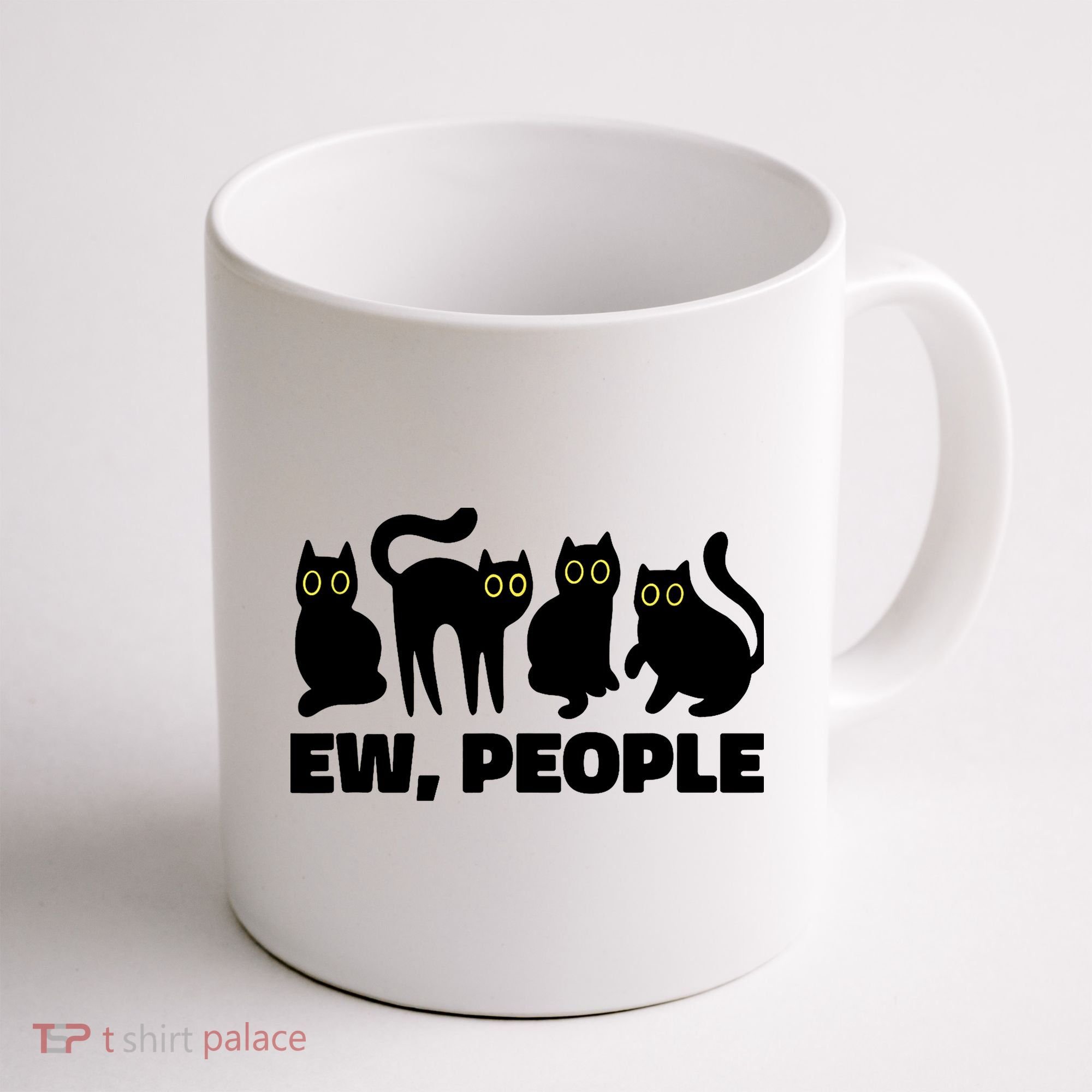 Ew People, Ew People Cat, Ewww Introvert Gifts Coffee Mug