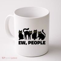 Ew People, Ew People Cat, Ewww Introvert Gifts Coffee Mug thumb 0