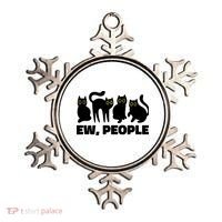 Ew People, Ew People Cat, Ewww Introvert Gifts Ornament thumb 0