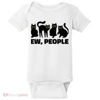 Ew People, Ew People Cat, Ewww Introvert Gifts Baby Bodysuit thumb 0