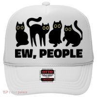 Ew People, Ew People Cat, Ewww Introvert Gifts Hat thumb 0