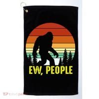 Ew People, Funny Bigfoot Introvert Antisocial Nature Hiking Golf Towel thumb 0