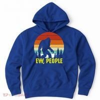 Ew People, Funny Bigfoot Introvert Antisocial Nature Hiking Hoodie thumb 0