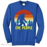 Ew People, Funny Bigfoot Introvert Antisocial Nature Hiking Sweatshirt thumb 0