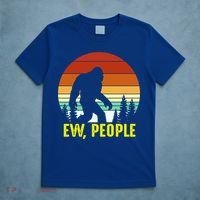 Ew People, Funny Bigfoot Introvert Antisocial Nature Hiking T-Shirt thumb 5