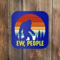 Ew People, Funny Bigfoot Introvert Antisocial Nature Hiking Coaster thumb 0