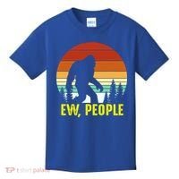Ew People, Funny Bigfoot Introvert Antisocial Nature Hiking Kids T-Shirt thumb 0