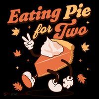 Eating Pie For Two Thanksgiving Pregnancy Announcet Funny Gift Coffee Mug thumb 5