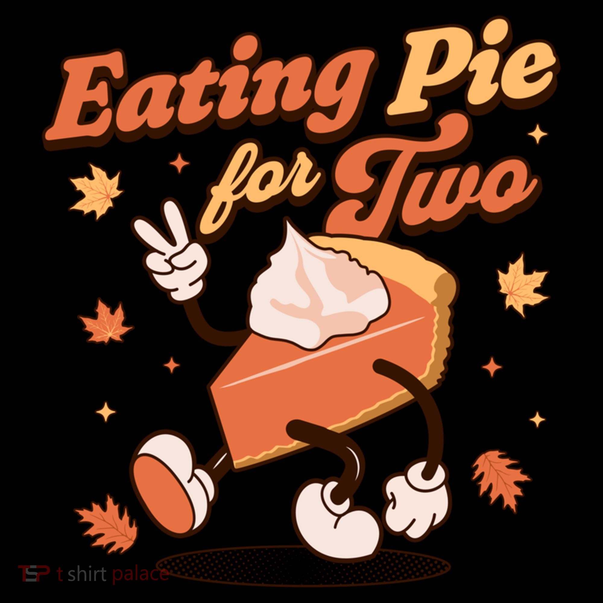 Eating Pie For Two Thanksgiving Pregnancy Announcet Funny Gift Coffee Mug