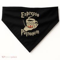 Espresso Patronum For Coffee Lovers Funny Wizard USA-Made Doggie Bandana thumb 0