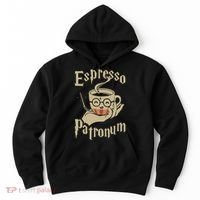 Espresso Patronum For Coffee Lovers Funny Wizard Hoodie thumb 0