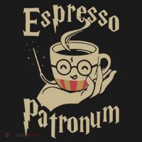 Espresso Patronum For Coffee Lovers Funny Wizard Long Sleeve Shirt thumb 2