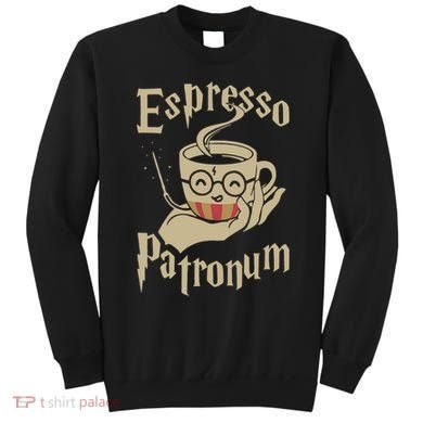 Espresso Patronum For Coffee Lovers Funny Wizard Sweatshirt