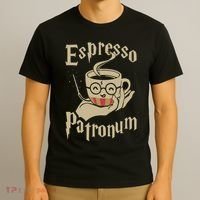 Espresso Patronum For Coffee Lovers Funny Wizard T-Shirt thumb 3