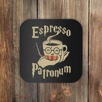Espresso Patronum For Coffee Lovers Funny Wizard Coaster thumb 0