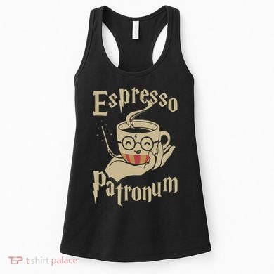 Espresso Patronum For Coffee Lovers Funny Wizard Women's Tank Top