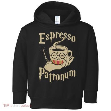 Espresso Patronum For Coffee Lovers Funny Wizard Toddler Hoodie