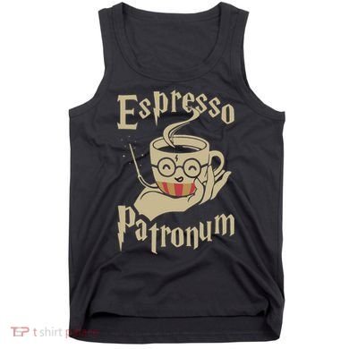 Espresso Patronum For Coffee Lovers Funny Wizard Tank Top