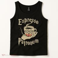 Espresso Patronum For Coffee Lovers Funny Wizard Tank Top thumb 2