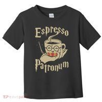 Espresso Patronum For Coffee Lovers Funny Wizard Toddler T-Shirt thumb 0