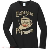 Espresso Patronum For Coffee Lovers Funny Wizard Women's Long Sleeve Shirt thumb 0