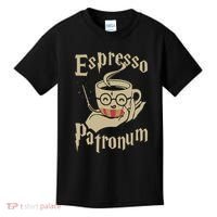 Espresso Patronum For Coffee Lovers Funny Wizard Kids T-Shirt thumb 0