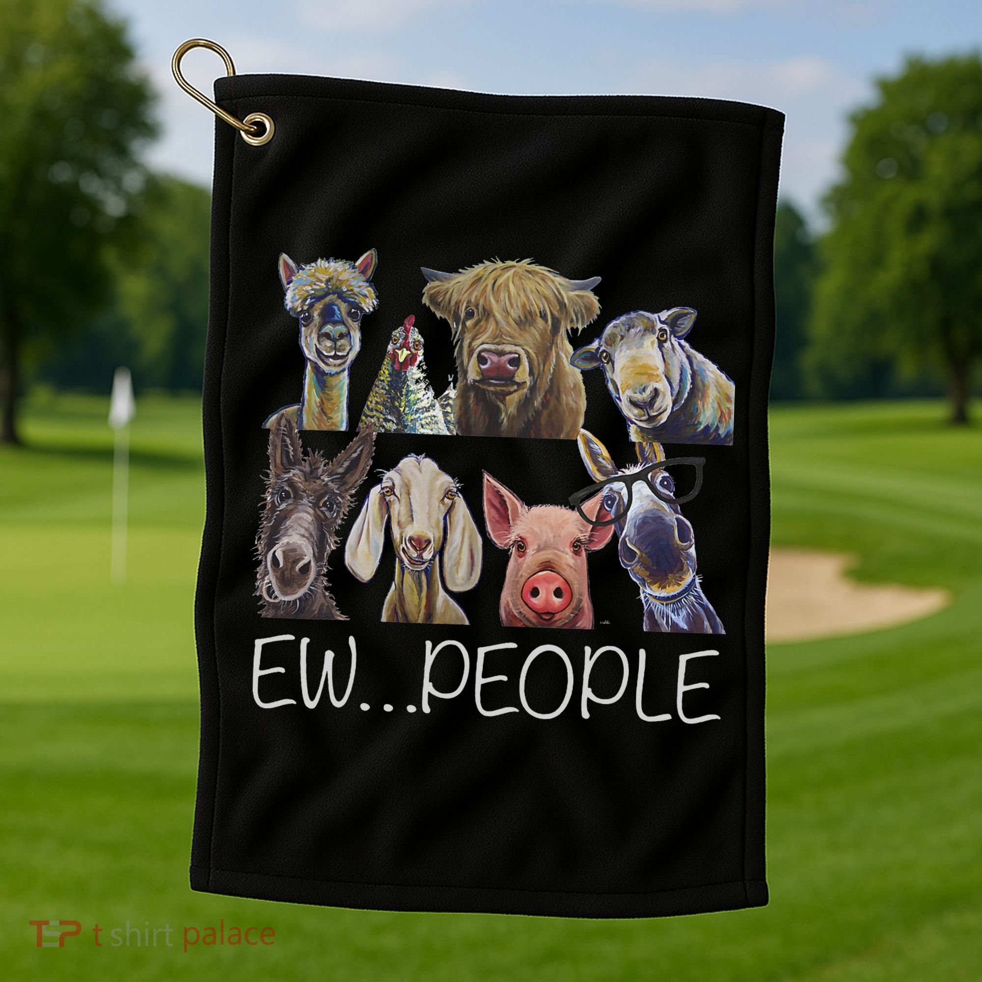 Ew People Farm Animal Ew People Golf Towel