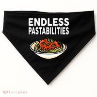 Endless Pastabilities Funny Pasta Spaghetti USA-Made Doggie Bandana thumb 0
