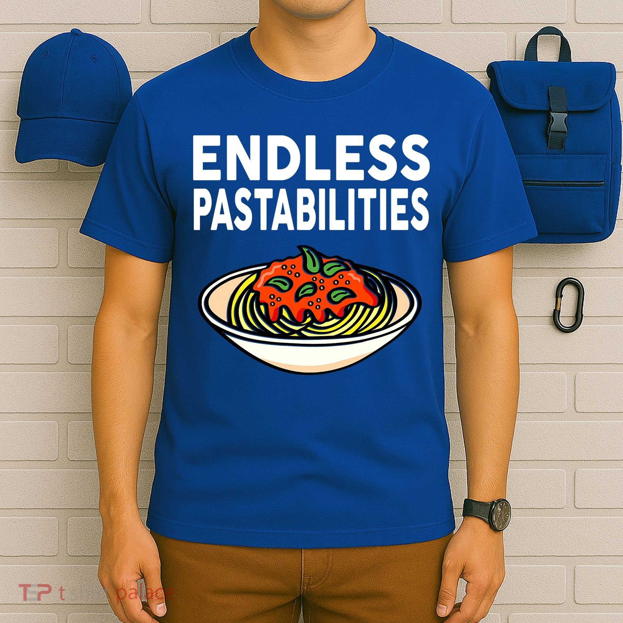 Endless Pastabilities Funny Pasta Spaghetti T-Shirt