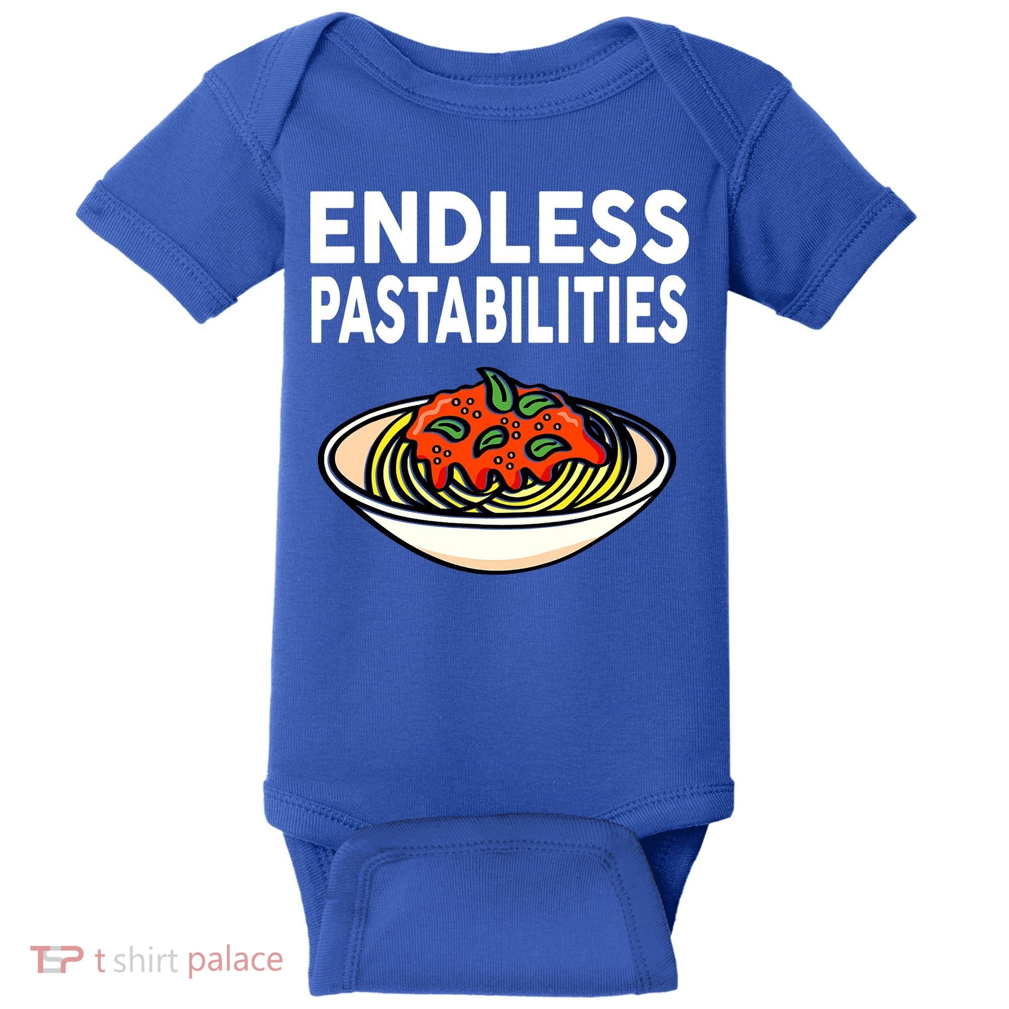 Endless Pastabilities Funny Pasta Spaghetti Baby Bodysuit
