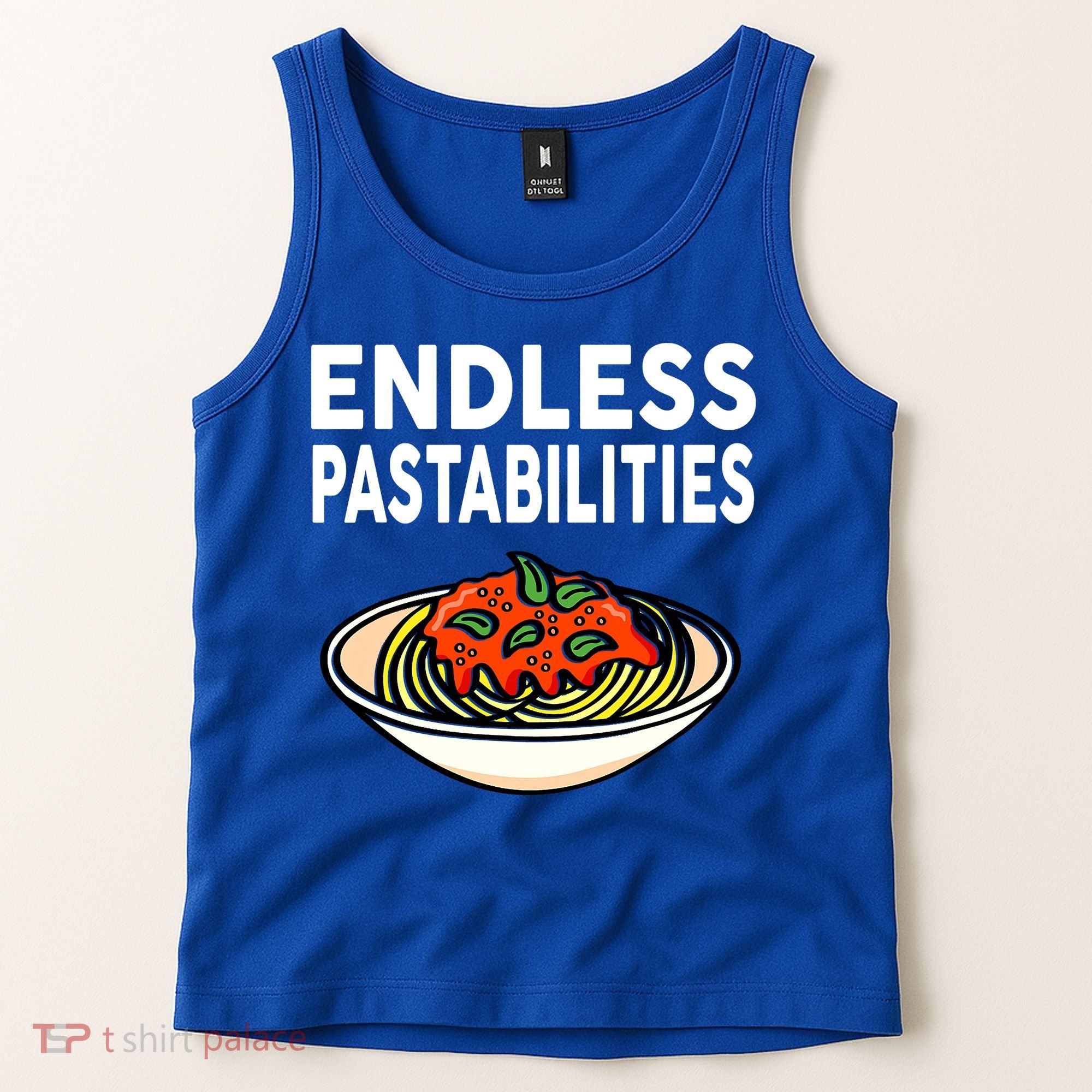 Endless Pastabilities Funny Pasta Spaghetti Tank Top