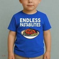 Endless Pastabilities Funny Pasta Spaghetti Toddler T-Shirt thumb 2