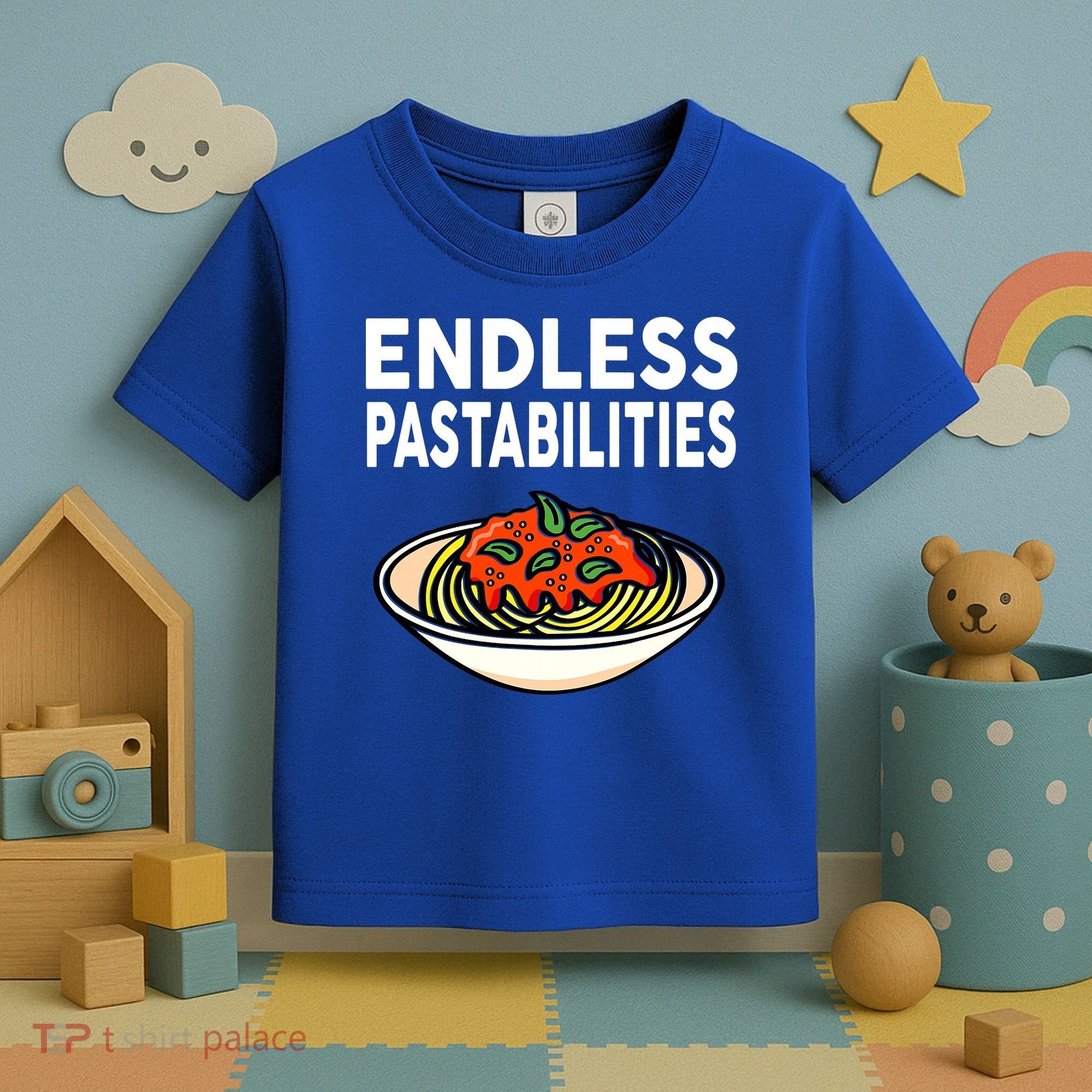 Endless Pastabilities Funny Pasta Spaghetti Toddler T-Shirt