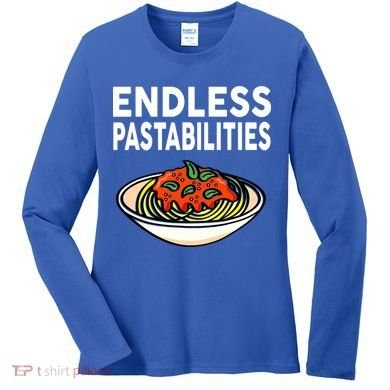 Endless Pastabilities Funny Pasta Spaghetti Women's Long Sleeve Shirt