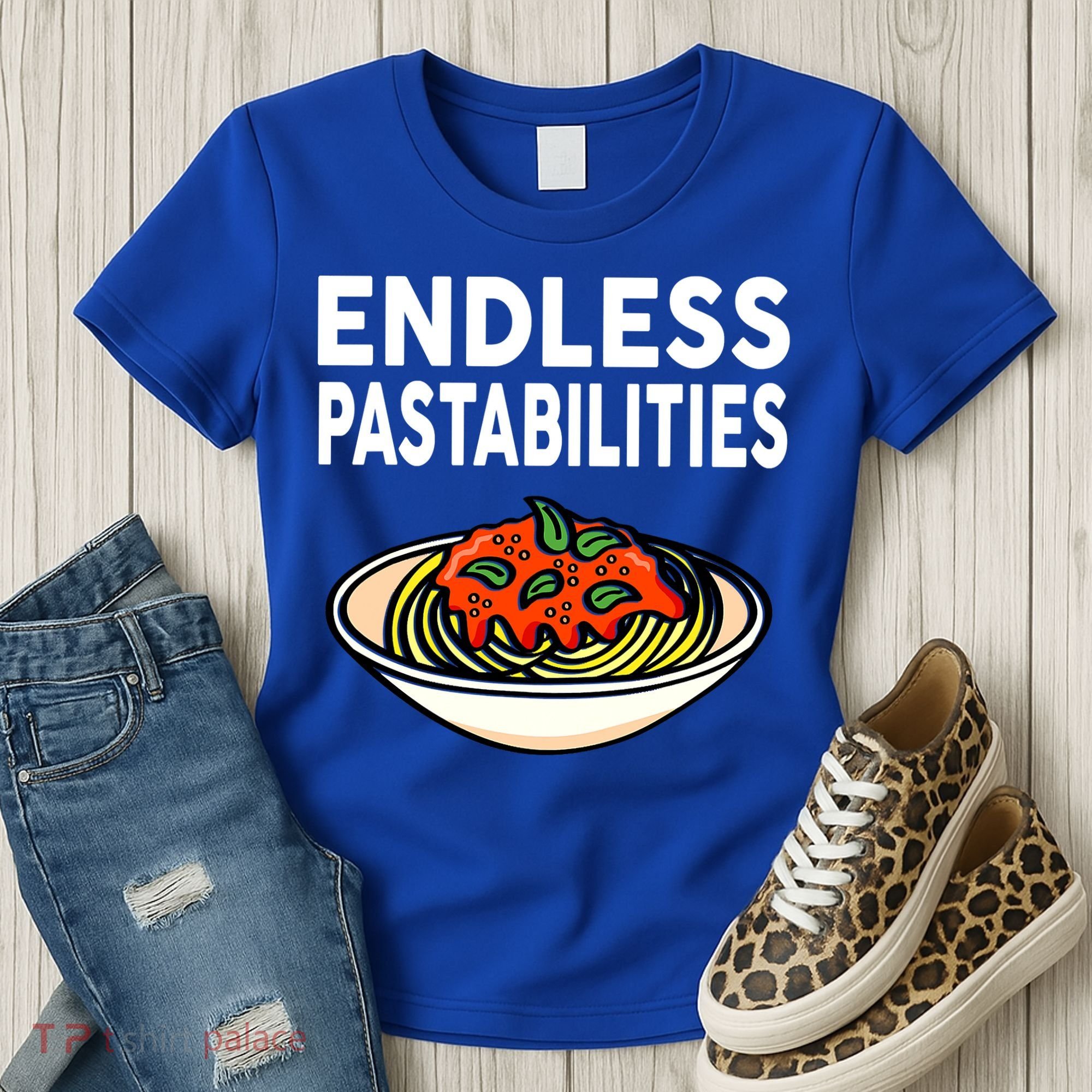 Endless Pastabilities Funny Pasta Spaghetti Women's T-Shirt