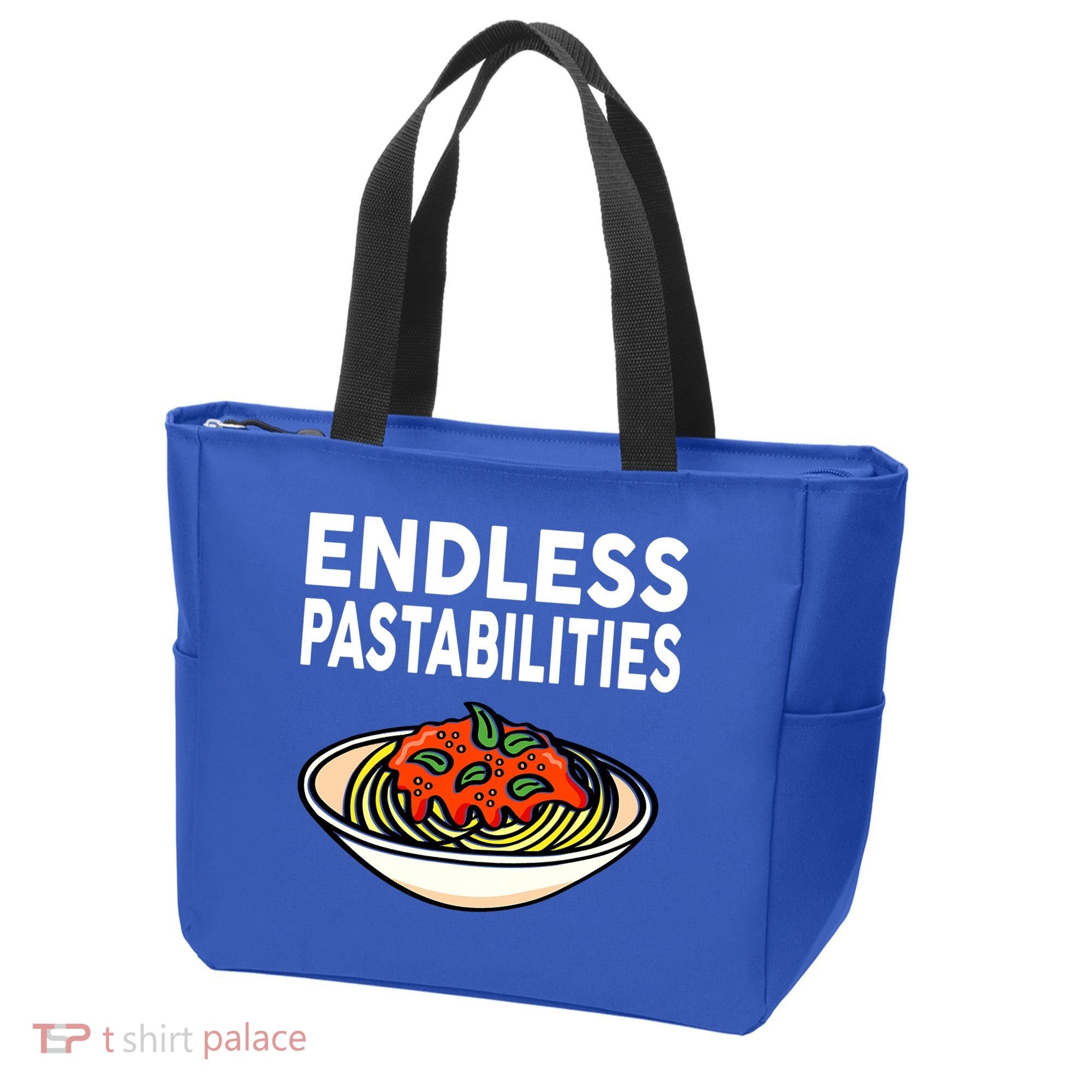 Endless Pastabilities Funny Pasta Spaghetti Tote Bag