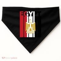 Egyptian Pride Flag National Emblem  USA-Made Doggie Bandana thumb 0