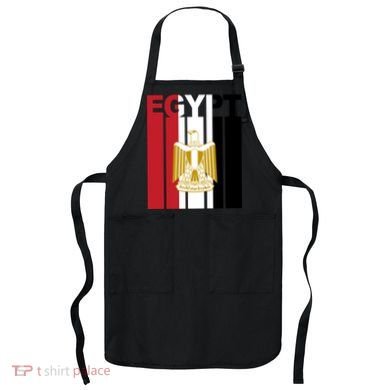 Egyptian Pride Flag National Emblem  Apron