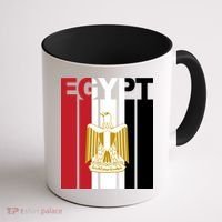 Egyptian Pride Flag National Emblem  Coffee Mug thumb 1