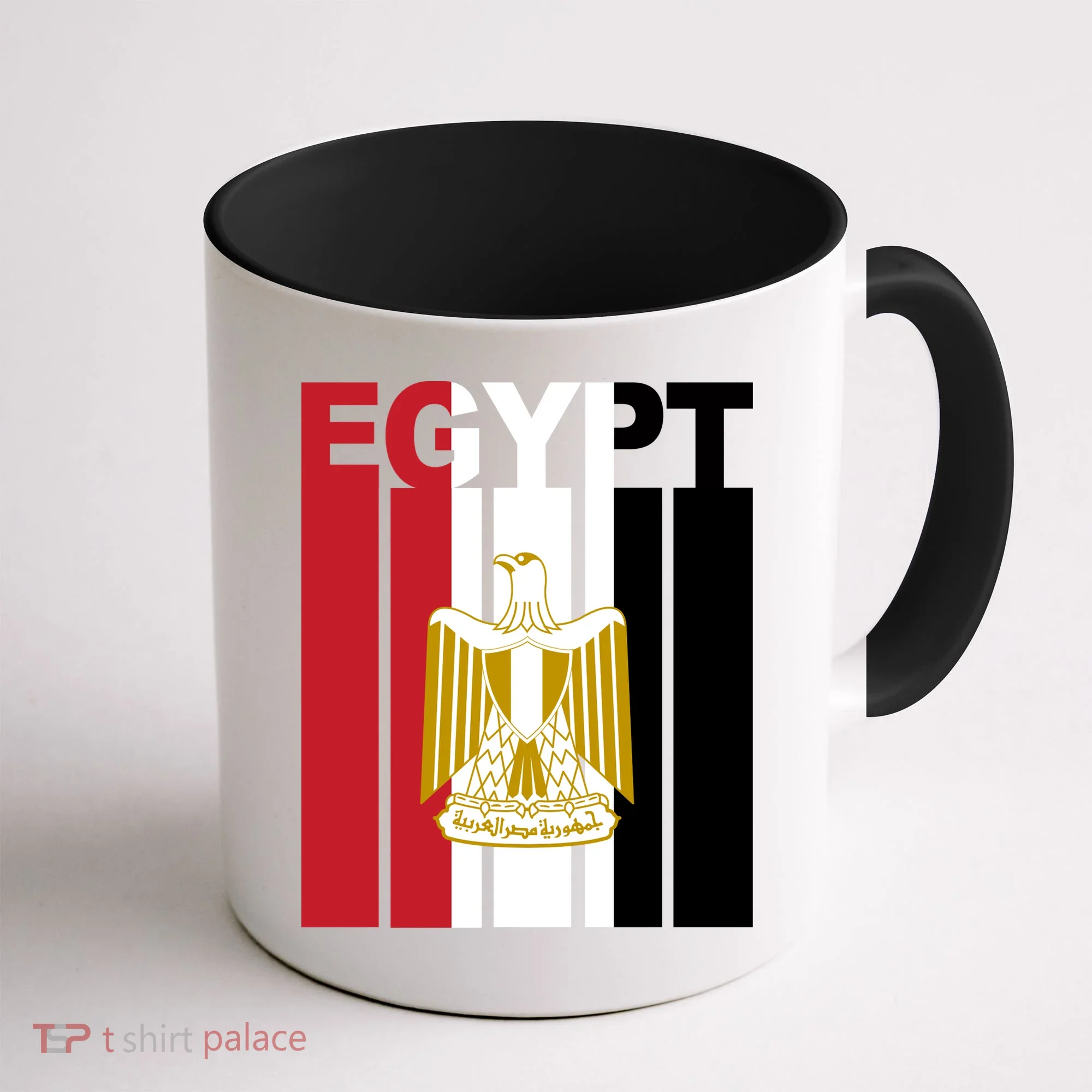 Egyptian Pride Flag National Emblem  Coffee Mug