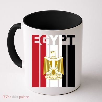 Egyptian Pride Flag National Emblem  Coffee Mug
